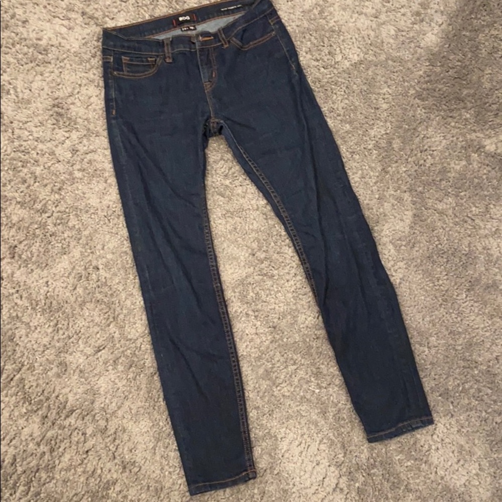 BDG Midrise Cigarette Ankle 28w Dark Jeans
